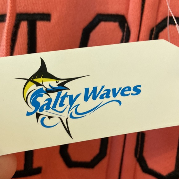 SALTY WAVES ZIP HOODIE size L brand new with tag see all photos - Picture 3 of 12